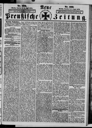 Neue preußische Zeitung vom 20.08.1874