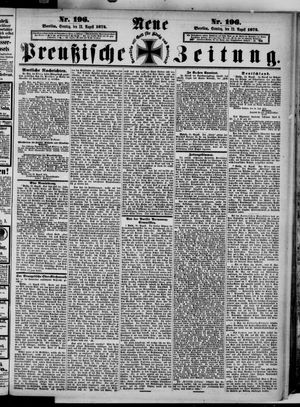 Neue preußische Zeitung vom 23.08.1874