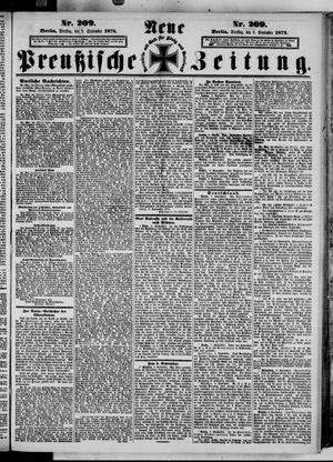 Neue preußische Zeitung vom 08.09.1874