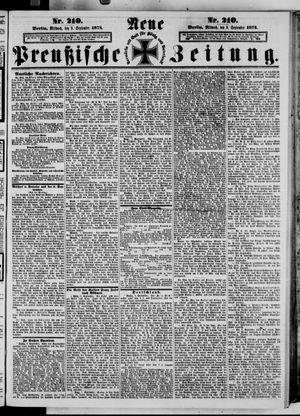 Neue preußische Zeitung vom 09.09.1874