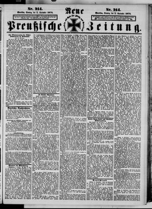 Neue preußische Zeitung vom 13.09.1874