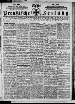 Neue preußische Zeitung vom 18.09.1874