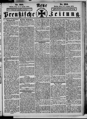 Neue preußische Zeitung vom 25.09.1874