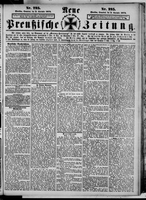 Neue preußische Zeitung vom 26.09.1874