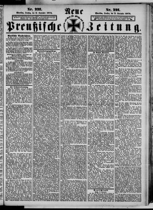 Neue preußische Zeitung vom 29.09.1874