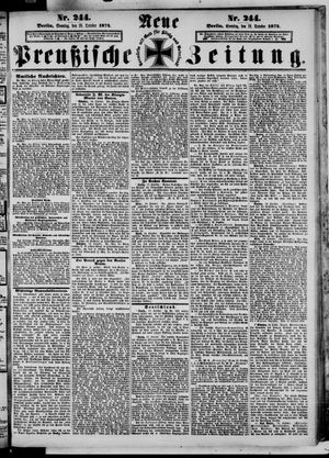 Neue preußische Zeitung on Oct 18, 1874