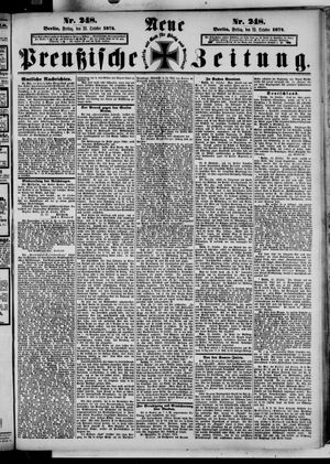 Neue preußische Zeitung on Oct 23, 1874