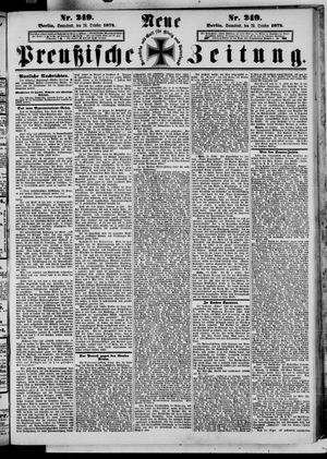 Neue preußische Zeitung on Oct 24, 1874