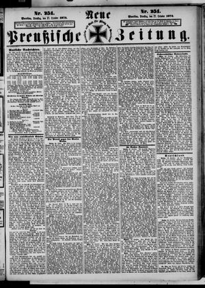 Neue preußische Zeitung on Oct 27, 1874