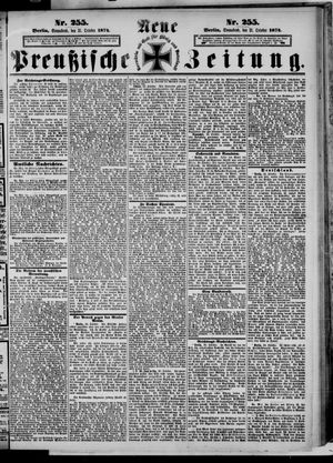 Neue preußische Zeitung on Oct 31, 1874