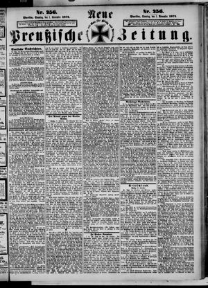 Neue preußische Zeitung on Nov 1, 1874