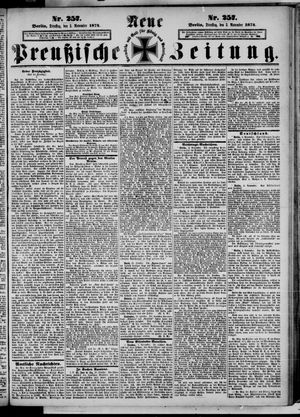 Neue preußische Zeitung vom 03.11.1874