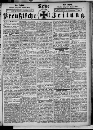 Neue preußische Zeitung on Nov 6, 1874