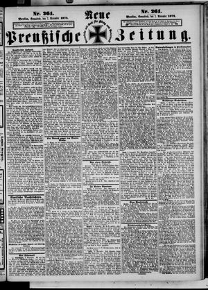 Neue preußische Zeitung vom 07.11.1874