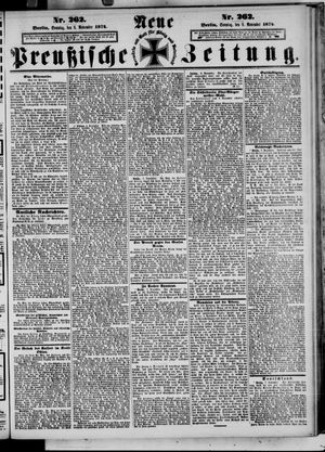 Neue preußische Zeitung vom 08.11.1874