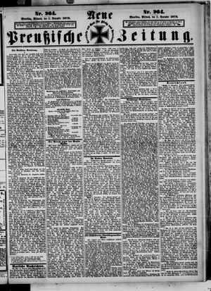Neue preußische Zeitung vom 11.11.1874