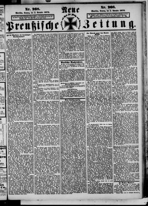 Neue preußische Zeitung vom 15.11.1874