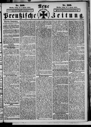 Neue preußische Zeitung vom 17.11.1874