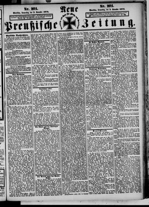 Neue preußische Zeitung vom 19.11.1874