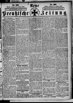 Neue preußische Zeitung vom 26.11.1874