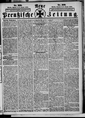 Neue preußische Zeitung on Nov 28, 1874