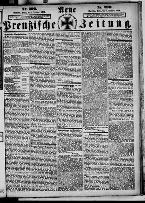 Neue preußische Zeitung vom 11.12.1874
