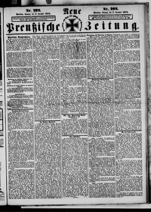 Neue preußische Zeitung vom 13.12.1874