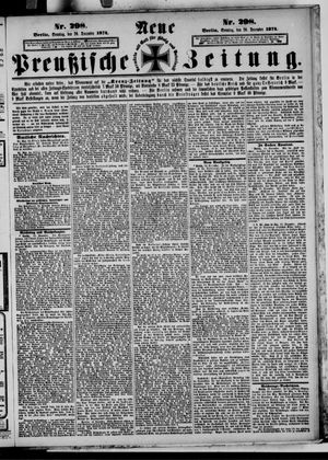 Neue preußische Zeitung on Dec 20, 1874