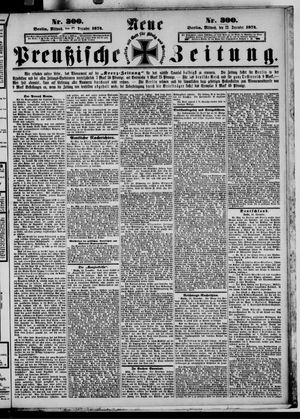Neue preußische Zeitung vom 23.12.1874