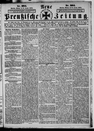 Neue preußische Zeitung on Dec 30, 1874