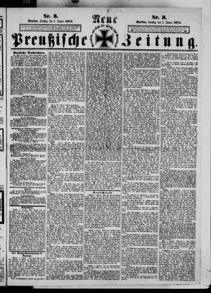 Neue preußische Zeitung vom 05.01.1875