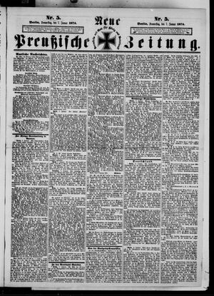 Neue preußische Zeitung vom 07.01.1875