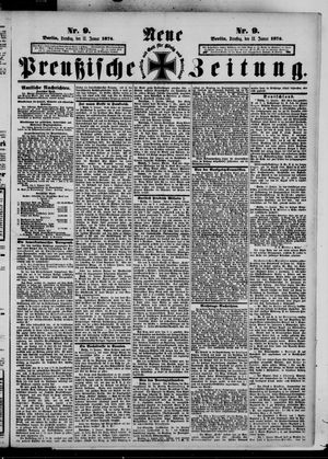 Neue preußische Zeitung vom 12.01.1875
