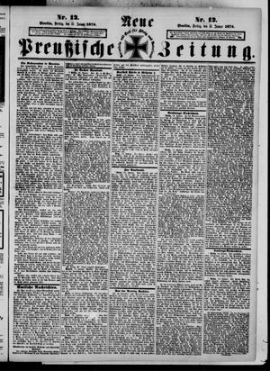 Neue preußische Zeitung on Jan 15, 1875