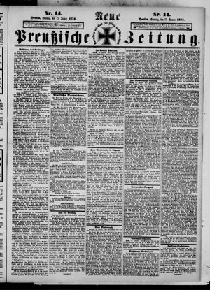 Neue preußische Zeitung vom 17.01.1875