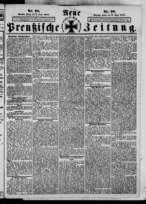 Neue preußische Zeitung on Jan 22, 1875