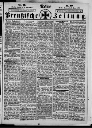 Neue preußische Zeitung vom 23.01.1875