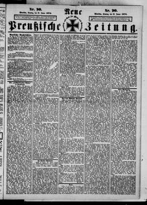 Neue preußische Zeitung vom 24.01.1875