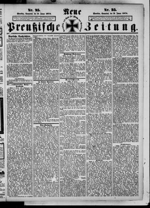 Neue preußische Zeitung vom 30.01.1875