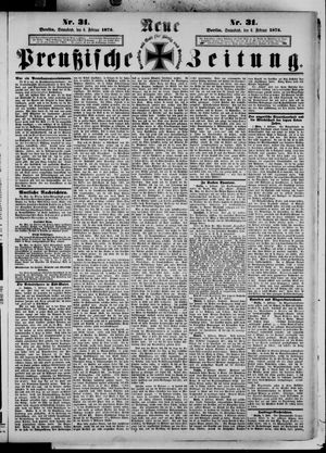 Neue preußische Zeitung vom 06.02.1875