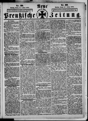 Neue preußische Zeitung vom 07.02.1875