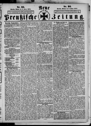 Neue preußische Zeitung vom 10.02.1875