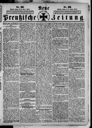 Neue preußische Zeitung vom 12.02.1875