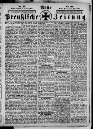Neue preußische Zeitung vom 13.02.1875