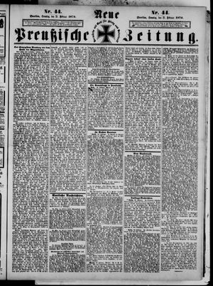 Neue preußische Zeitung vom 21.02.1875