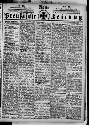 Neue preußische Zeitung vom 27.02.1875