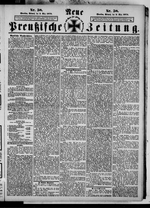 Neue preußische Zeitung vom 10.03.1875