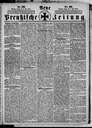 Neue preußische Zeitung vom 16.03.1875