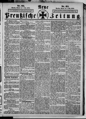 Neue preußische Zeitung vom 17.03.1875