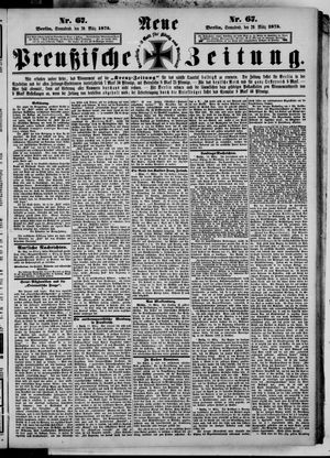Neue preußische Zeitung vom 20.03.1875